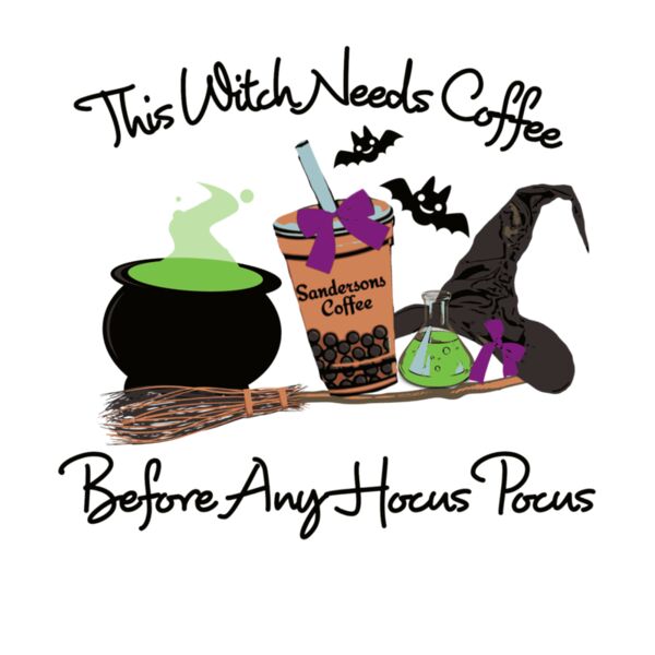 this witch needs coffee Thumbnail