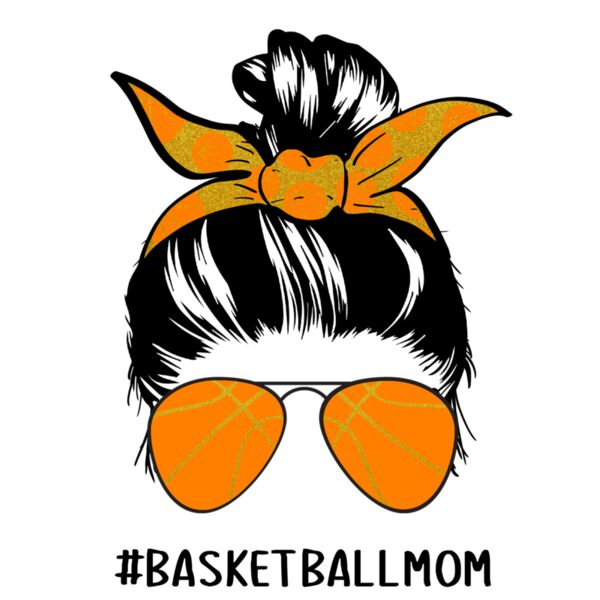 Messy Bun Basketball Mom Thumbnail