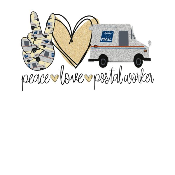 PEACE LOVE POSTAL WORKER Thumbnail