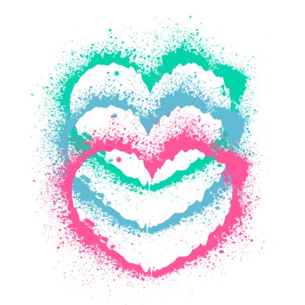 Splatter hearts Thumbnail