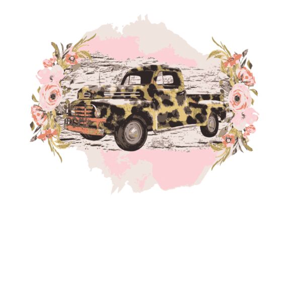 Pink leopard vintage truck Thumbnail