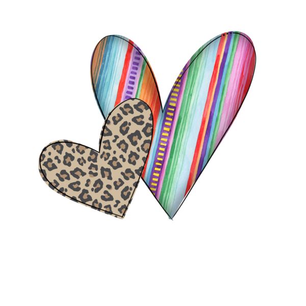 LEOPARD SERAPE HEARTS Thumbnail