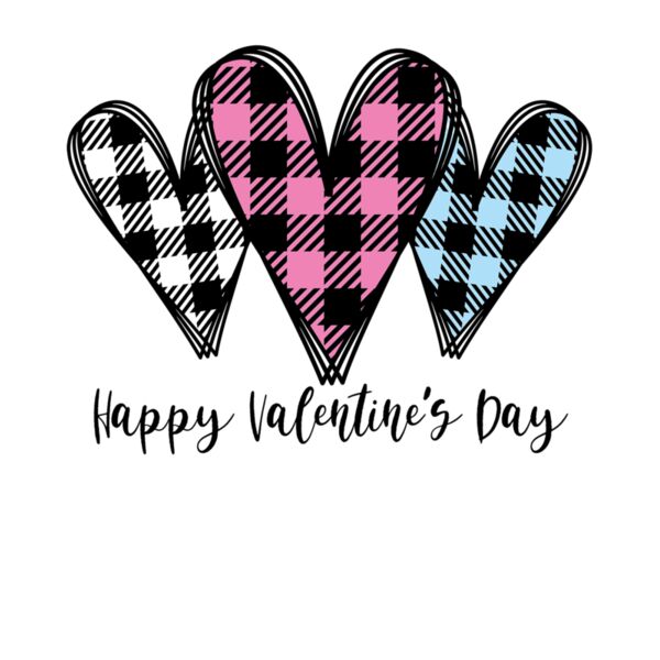 HAPPY VALENTINES DAY   PLAID HEARTS Thumbnail