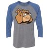 Unisex Triblend Three-Quarter Raglan T-Shirt Thumbnail