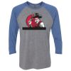 Unisex Triblend Three-Quarter Raglan T-Shirt Thumbnail