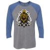 Unisex Triblend Three-Quarter Raglan T-Shirt Thumbnail