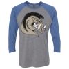 Unisex Triblend Three-Quarter Raglan T-Shirt Thumbnail