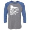 Unisex Triblend Three-Quarter Raglan T-Shirt Thumbnail