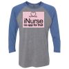 Unisex Triblend Three-Quarter Raglan T-Shirt Thumbnail