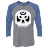 Unisex Triblend Three-Quarter Raglan T-Shirt Thumbnail