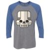 Unisex Triblend Three-Quarter Raglan T-Shirt Thumbnail