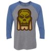 Unisex Triblend Three-Quarter Raglan T-Shirt Thumbnail