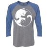 Unisex Triblend Three-Quarter Raglan T-Shirt Thumbnail