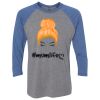 Unisex Triblend Three-Quarter Raglan T-Shirt Thumbnail