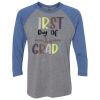 Unisex Triblend Three-Quarter Raglan T-Shirt Thumbnail