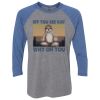 Unisex Triblend Three-Quarter Raglan T-Shirt Thumbnail