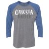 Unisex Triblend Three-Quarter Raglan T-Shirt Thumbnail