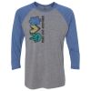 Unisex Triblend Three-Quarter Raglan T-Shirt Thumbnail