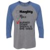 Unisex Triblend Three-Quarter Raglan T-Shirt Thumbnail