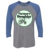 Unisex Triblend Three-Quarter Raglan T-Shirt Thumbnail