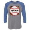 Unisex Triblend Three-Quarter Raglan T-Shirt Thumbnail