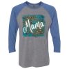 Unisex Triblend Three-Quarter Raglan T-Shirt Thumbnail