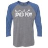 Unisex Triblend Three-Quarter Raglan T-Shirt Thumbnail