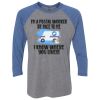 Unisex Triblend Three-Quarter Raglan T-Shirt Thumbnail