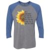 Unisex Triblend Three-Quarter Raglan T-Shirt Thumbnail