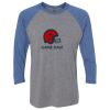 Unisex Triblend Three-Quarter Raglan T-Shirt Thumbnail