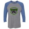 Unisex Triblend Three-Quarter Raglan T-Shirt Thumbnail