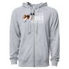 Icon Unisex Lightweight Loopback Terry Full-Zip Hooded Sweatshirt Thumbnail