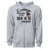 Icon Unisex Lightweight Loopback Terry Full-Zip Hooded Sweatshirt Thumbnail