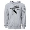 Icon Unisex Lightweight Loopback Terry Full-Zip Hooded Sweatshirt Thumbnail