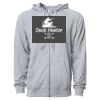 Icon Unisex Lightweight Loopback Terry Full-Zip Hooded Sweatshirt Thumbnail
