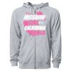 Icon Unisex Lightweight Loopback Terry Full-Zip Hooded Sweatshirt Thumbnail