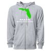 Icon Unisex Lightweight Loopback Terry Full-Zip Hooded Sweatshirt Thumbnail