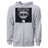 Icon Unisex Lightweight Loopback Terry Full-Zip Hooded Sweatshirt Thumbnail