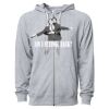 Icon Unisex Lightweight Loopback Terry Full-Zip Hooded Sweatshirt Thumbnail