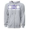 Icon Unisex Lightweight Loopback Terry Full-Zip Hooded Sweatshirt Thumbnail