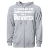 Icon Unisex Lightweight Loopback Terry Full-Zip Hooded Sweatshirt Thumbnail