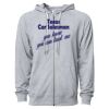 Icon Unisex Lightweight Loopback Terry Full-Zip Hooded Sweatshirt Thumbnail