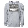 Icon Unisex Lightweight Loopback Terry Full-Zip Hooded Sweatshirt Thumbnail