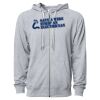 Icon Unisex Lightweight Loopback Terry Full-Zip Hooded Sweatshirt Thumbnail