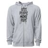Icon Unisex Lightweight Loopback Terry Full-Zip Hooded Sweatshirt Thumbnail