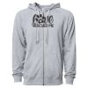 Icon Unisex Lightweight Loopback Terry Full-Zip Hooded Sweatshirt Thumbnail