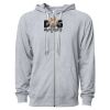 Icon Unisex Lightweight Loopback Terry Full-Zip Hooded Sweatshirt Thumbnail