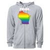 Icon Unisex Lightweight Loopback Terry Full-Zip Hooded Sweatshirt Thumbnail