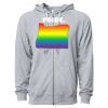 Icon Unisex Lightweight Loopback Terry Full-Zip Hooded Sweatshirt Thumbnail