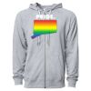 Icon Unisex Lightweight Loopback Terry Full-Zip Hooded Sweatshirt Thumbnail